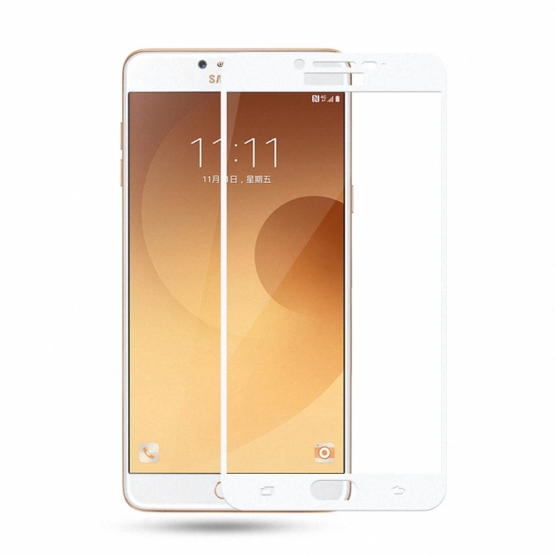 Закаленное стекло с полным покрытием для Samsung Galaxy C9 Pro c9000 6 дюймов стеклянный