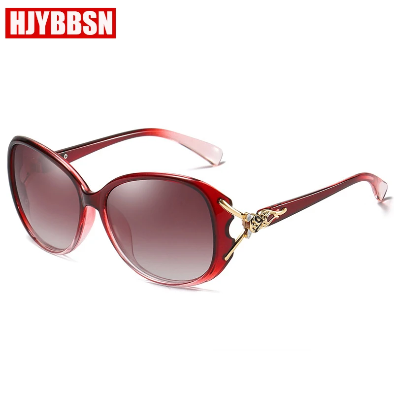 

Fashion Polarized Sunglasses Women classic Cat Eye Leopard Head Ladies Glasses Women Brand Designer Driving Sun Glasses UV400