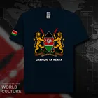 Мужская футболка из кенийской Республики, модная футболка 2018, футболка из 100% хлопка, спортивная одежда в стиле кантри, KEN 20