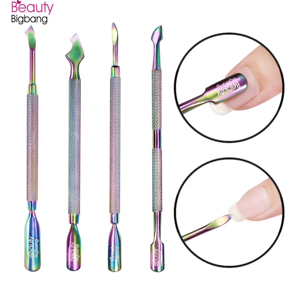 Толкатель для кутикулы BeautyBigBang из нержавеющей стали отпугивания инструмент