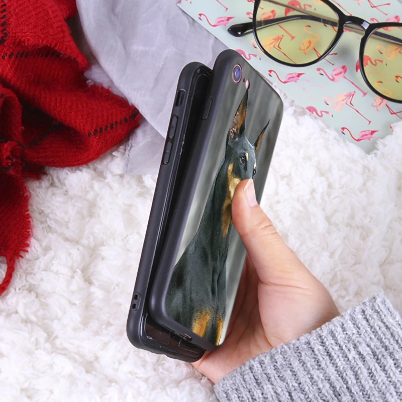 Чехол для телефона с изображением таксы и собаки iphone7 8 Plus роскошный силиконовый