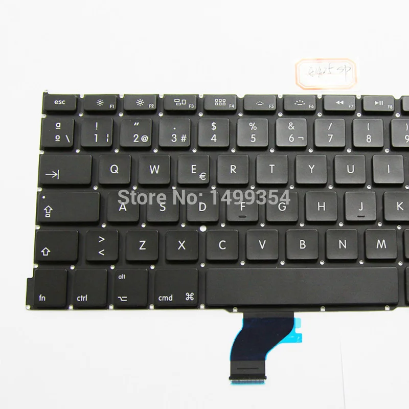 5 шт. новая A1502 испанская клавиатура для Apple Macbook Pro 13 ''Retina стандартная 2013 2014