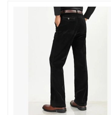 

Fashion Corduroy Men Pants Nice Spring Autumn Trousers Men's Straight Casual Pants Fashion Trousers Size 22-41