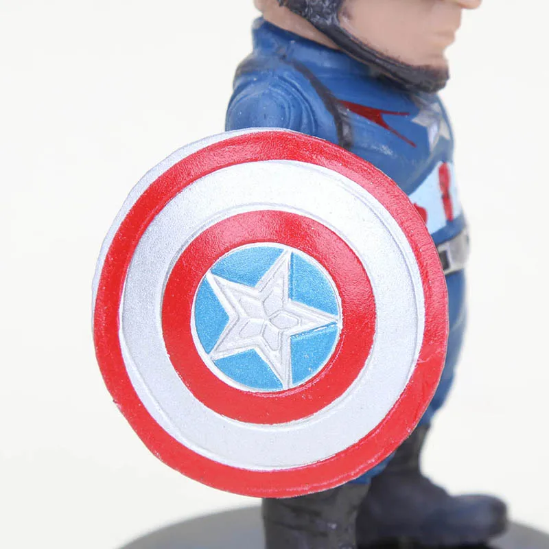 Набор из 8 игрушек Marvel 10 см Мстители Бесконечность войны танос Железный человек черный человек паук Халк Черная пантера ПВХ Фигурки Модель