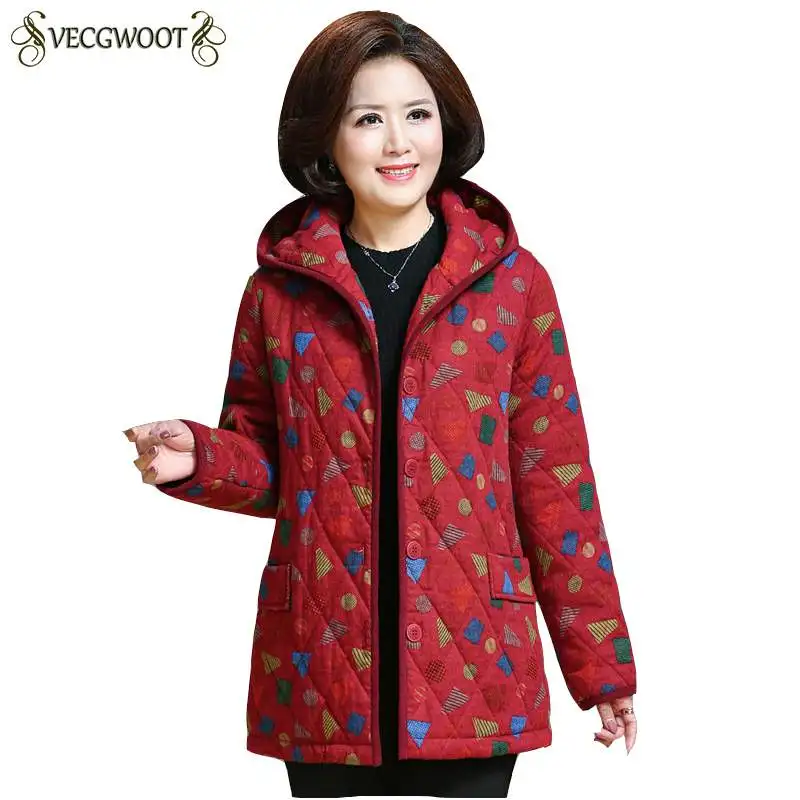 Зима 2020 новая хлопковая куртка среднего возраста модные теплые женские парки с