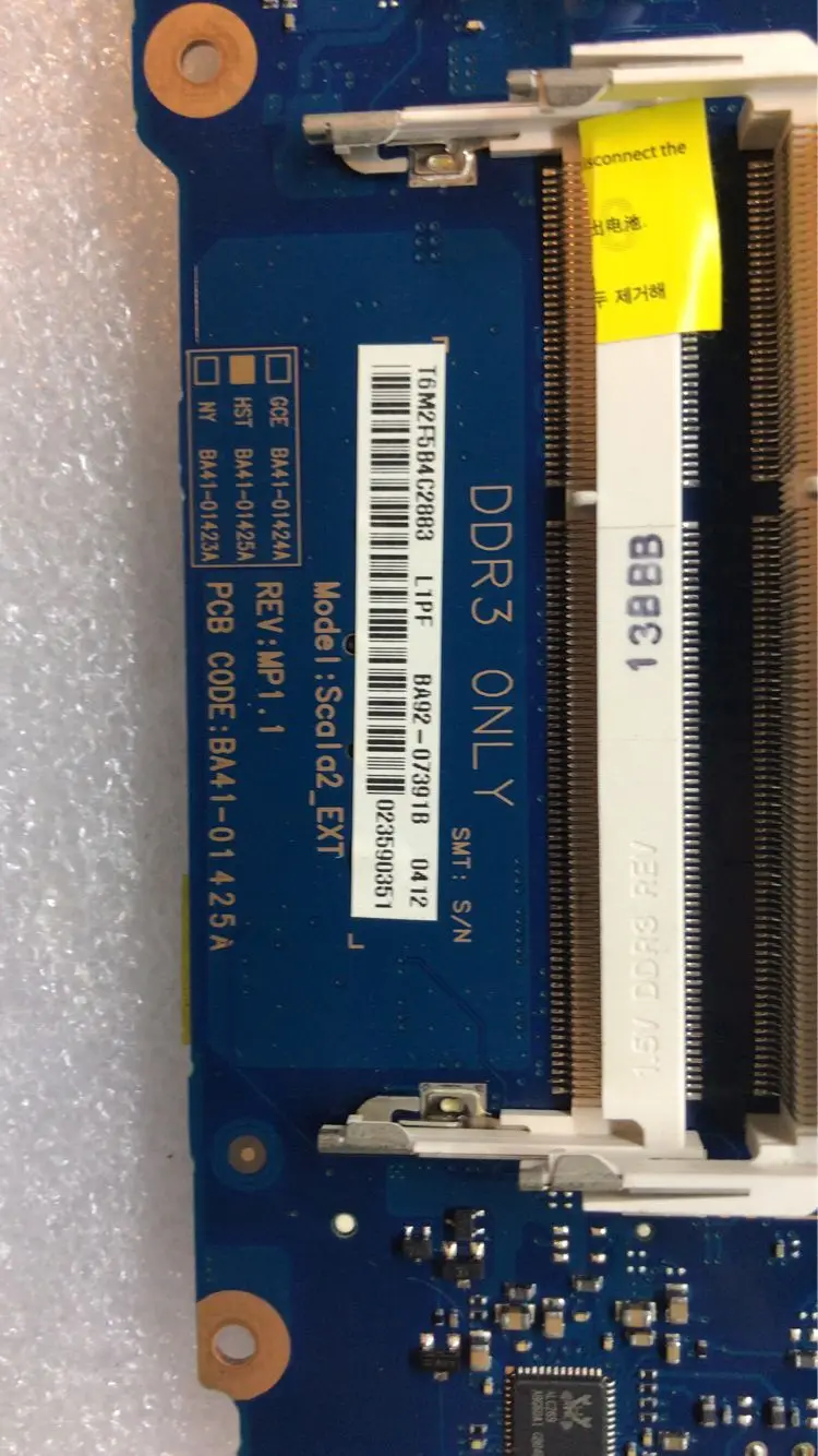 BA41-01425A BA41-01423A BA92-07391B BA92-07395A для samsung RC410 RV411 ноутбук материнская плата PGA989 HM55 GT315M тесты работы
