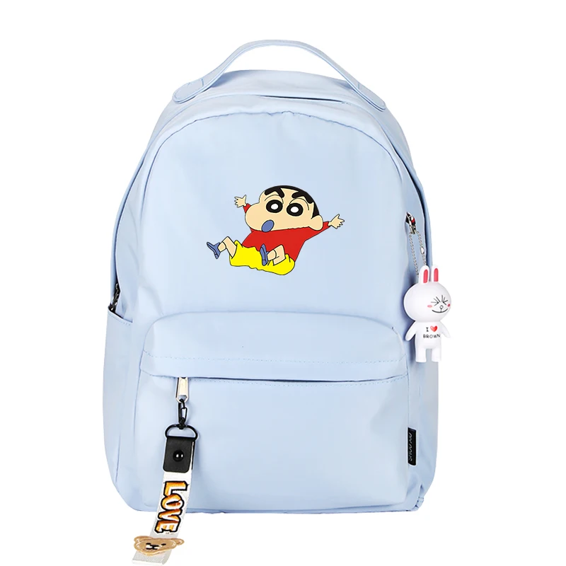 16 Crayon Shin-chan рюкзак с принтом Kawaii детские школьные сумки леденцовых цветов женский милый рюкзак туристический рюкзак Ainme Bagpack - Цвет: 16