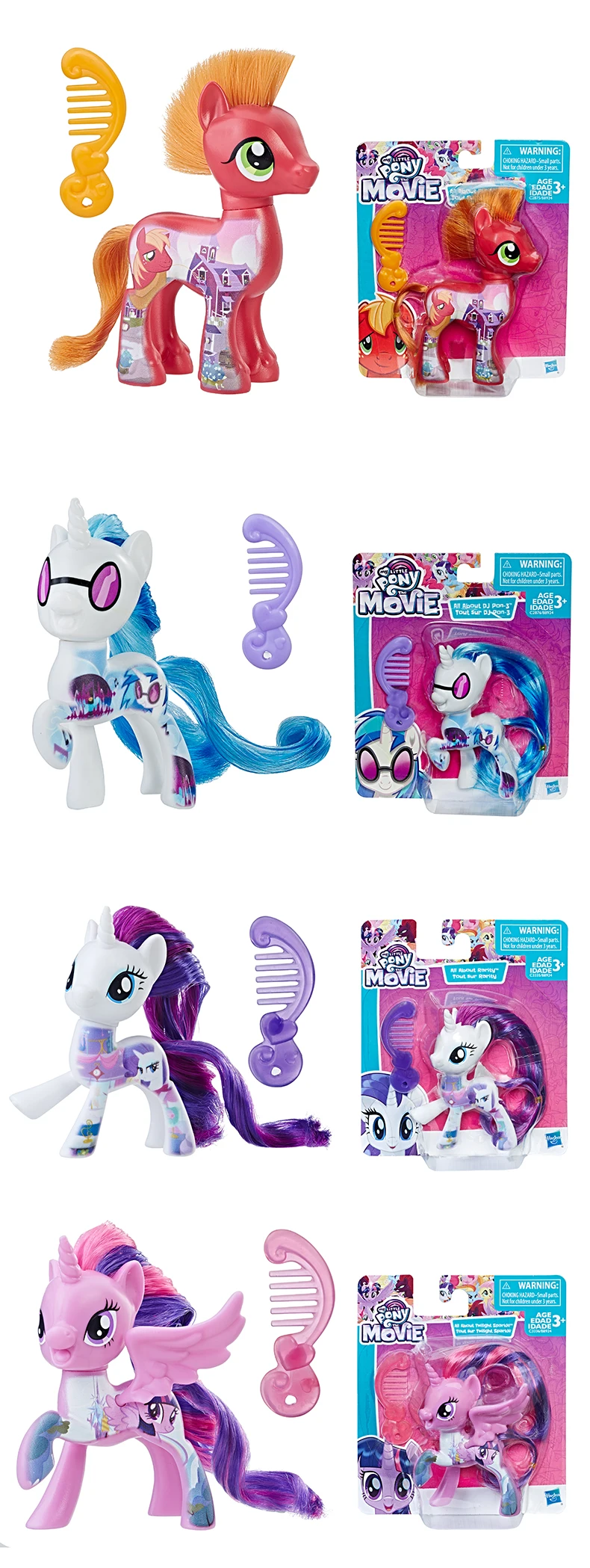 FurReal Friends, My Little Pony с рисунком из мультфильма «Мой Маленький Пони» друзей 3-дюймовая пленка маленькие пони всех цветов радуги; платье в серии «Lyra Heartstring редкость фигурка коллекционная игрушка