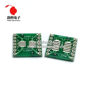 10 шт., переходник TSSOP14 SSOP14 SOP14 к DIP14