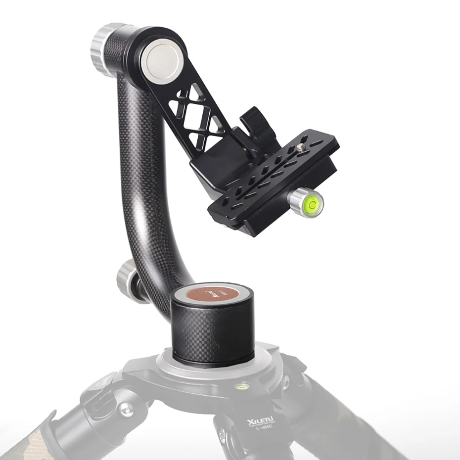 XILETU XGH-1 Pro карбоновое волокно сверхмощный карданный панорамный штатив стабилизатор главный БЫСТРОРАЗЪЕМНАЯ пластина для камера DLSR фотография