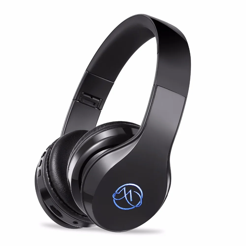 Беспроводной Bluetooth Наушники Hi-Fi Спорт гарнитура с подставкой случае шагомер