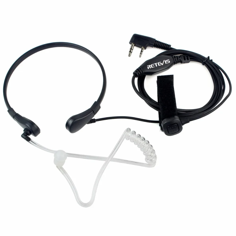 2 шт. гарнитура с микрофоном PTT для Kenwood BAOFENG UV 5R Baofeng BF 888S Retevis H777 RT3 RT TYT Ham Radio