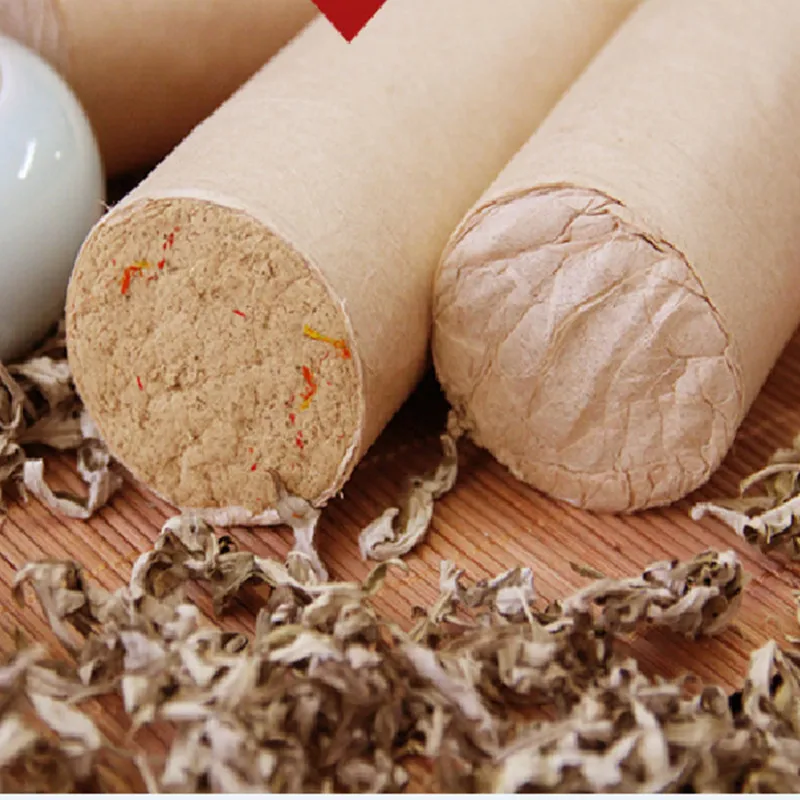 Бездымный Moxa палка рулонная горелка Moxibustion Rolls лечебная терапия для тела Лечение