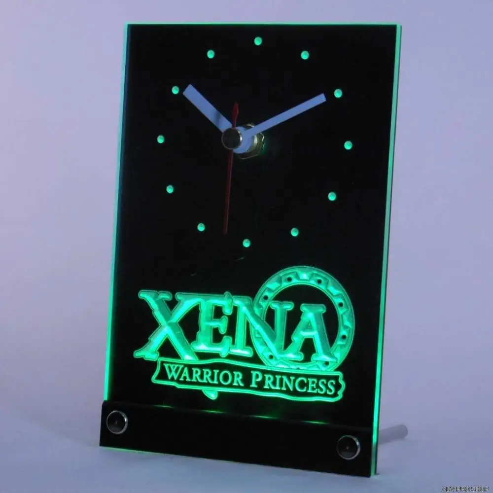 Tnc0239 ксена воин принцесса стол 3D LED часы|Настенные часы| |