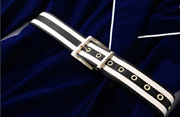 Бренд 2018 зимняя подиумная куртка женское роскошное бархатное платье офисное