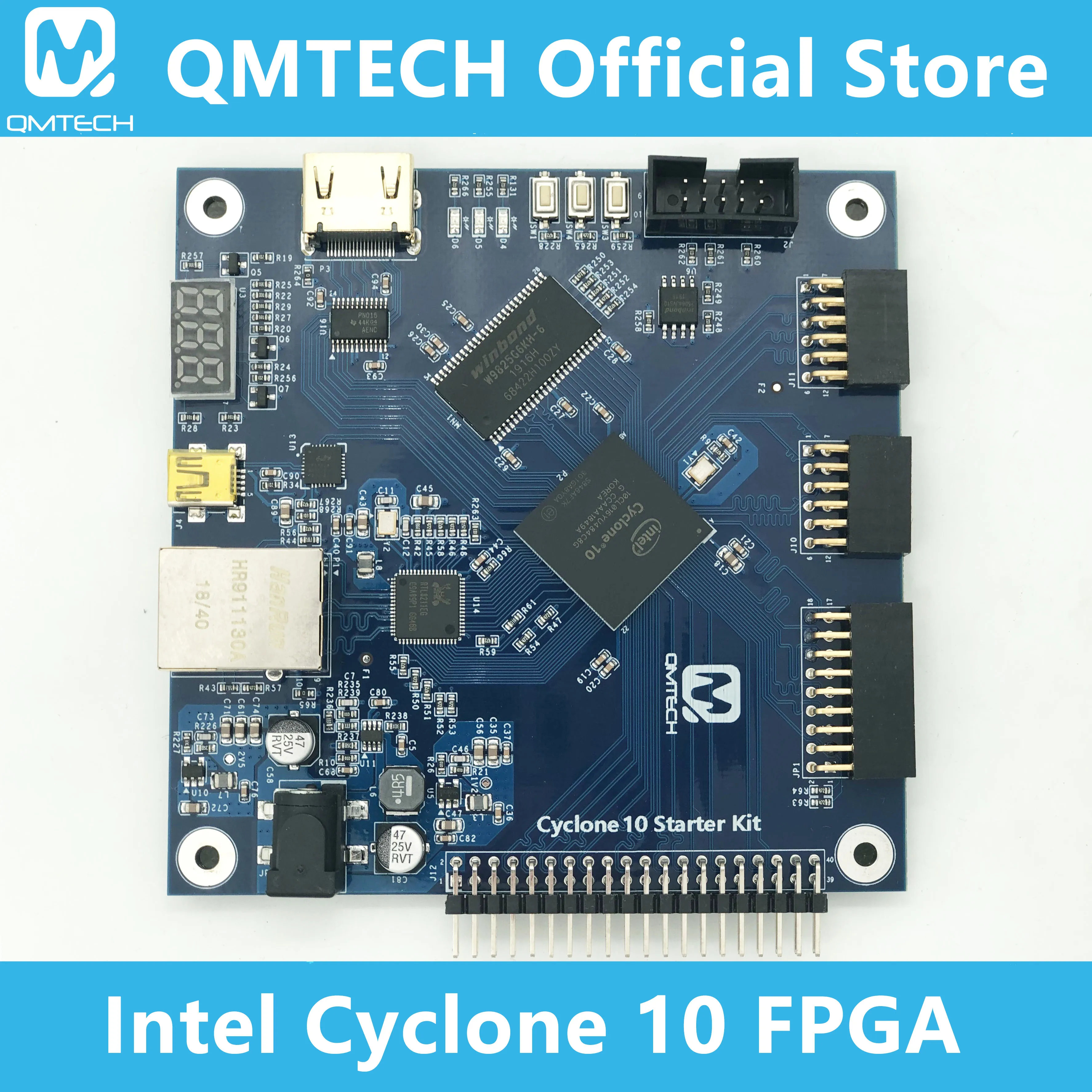 QMTECH Altera Intel FPGA макетная плата Cyclone 10 Cyclone10 10CL016 SDRAM Starter Kit HDMI