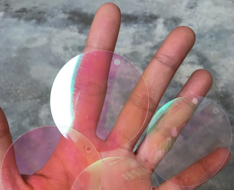 Принадлежности для шитья 50 мм круговое боковое отверстие Двойные Прозрачные