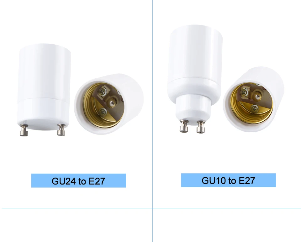 E27 патрон для лампы, гнездо преобразователя E12 E14 GU10 G9 B22 MR16, светодиодный адаптер для преобразования, y-образный разветвитель, огнеупорный для дома