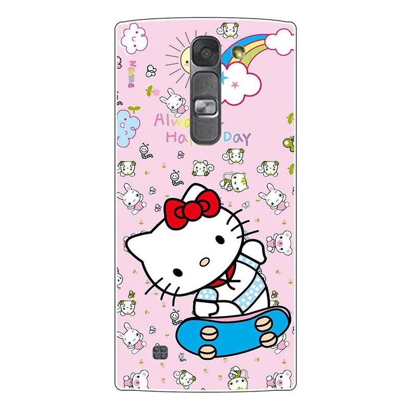 ZX32 Задняя крышка чехол для LG Magna G4c H522Y H502f H500F H525N короны цветка башни однотонный Мягкий чехол из TPU силиконовый чехол для LG G4 мини Чехол - Цвет: ZX32