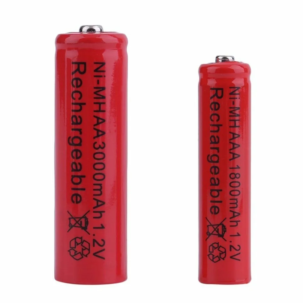 GTF 2/4/10 шт AA 3000mAh AAA 1800mAh батареи 1 2 v Ni MH аккумуляторная батарея 2A 3A для RC игрушки