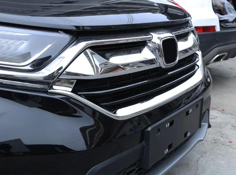 Наружная передняя решетка радиатора u-образные молдинги для Honda CR-V CRV