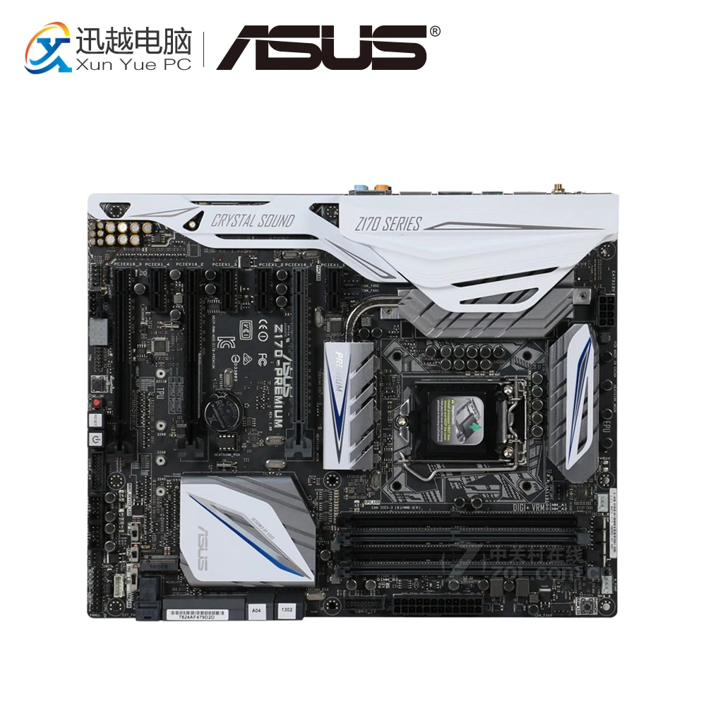 Asus Z170-PREMIUM настольная материнская плата B170 разъем LGA 1151 для Core i7 i5 i3 DDR4 64G SATA3 USB3.0 ATX оригинальная б/у материнская плата