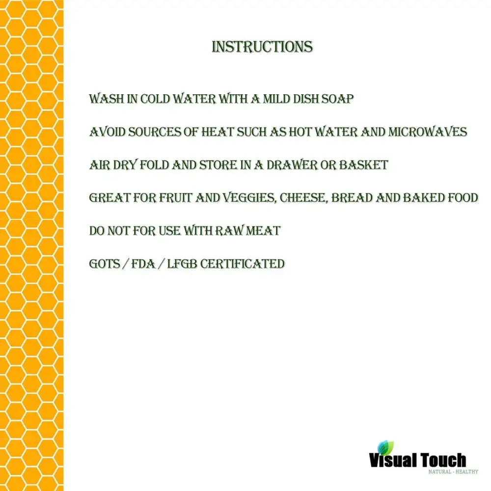 Визуальный сенсорный ананас 3 размера пчелиная восковая ткань обертка для хлеба