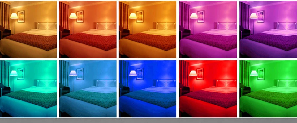 1 шт. rgb Лампочка 110 В 220 В GU10 E27 E14 RGB лампада 16 цветов волшебный светодиодный Светильник-ночник с регулируемой яркостью сценический светильник 24key дистанционный светодиодный светильник