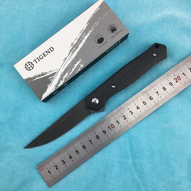 TIGEND 1067 раскладной складной нож D2 лезвие G10 ручка Открытый Кемпинг Фруктовый Нож EDC инструмент