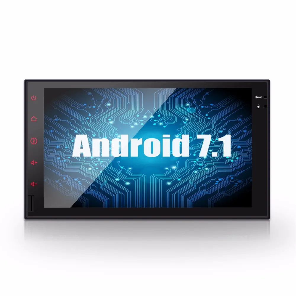 7 ''автомобильный мультимедийный плеер 2 din Android 8 1 четырехъядерный