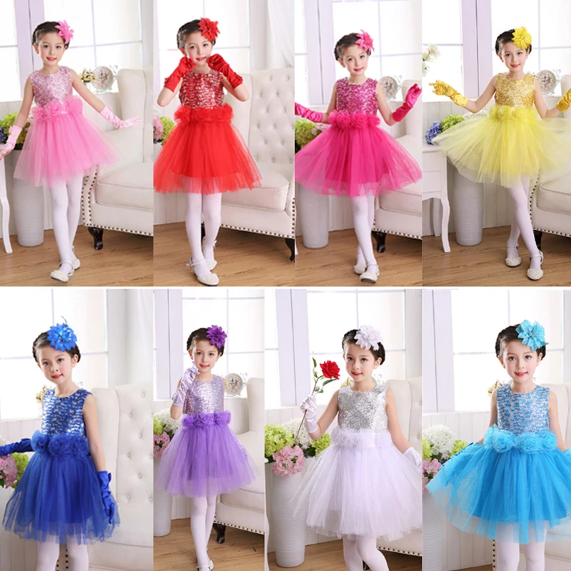 Детское балетное платье без рукавов с длинным рукавом|Балет| |