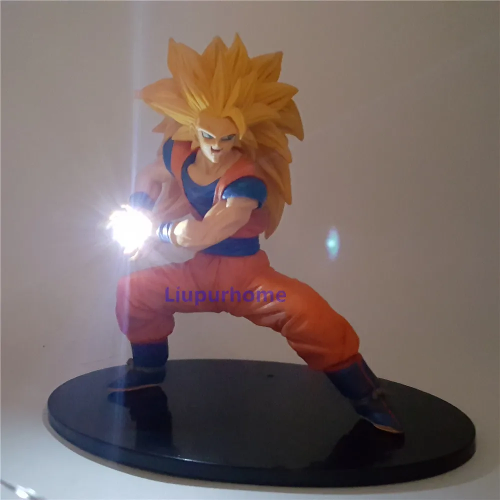 Dragon Ball Z фигурка Сон Гоку Супер Саян 3 светодиодный светильник DBZ Dragon Ball и Super Goku ночник для детей подарок игрушки MY1