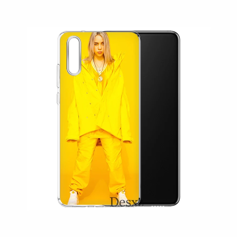 Desxz Billie Eilish желтый чехол для Huawei P20 P10 P9 P8 Lite Pro Plus P Smart Mini телефона жесткий
