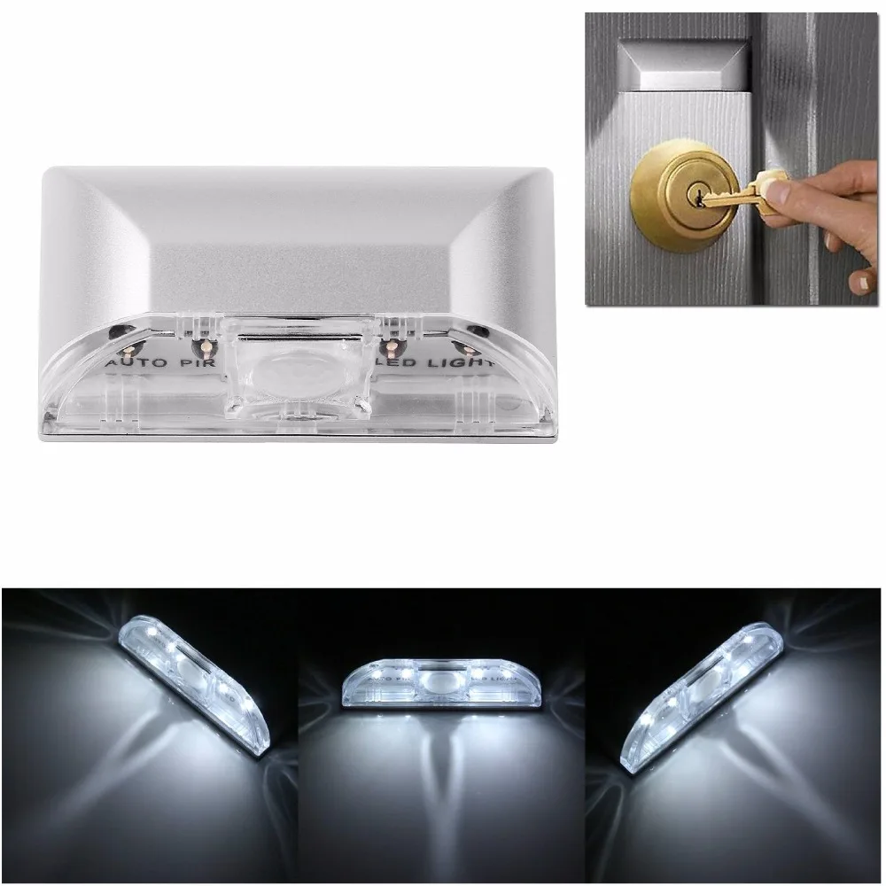 1 шт. беспроводная инфракрасная лампа с датчиком движения 4 светодиодный|light lamp|lamp