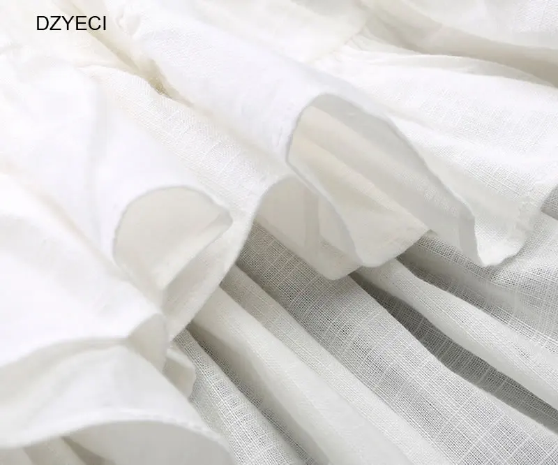 Девичья школьная одежда DZYECI джинсовый костюм рубашка короткий топ платье +