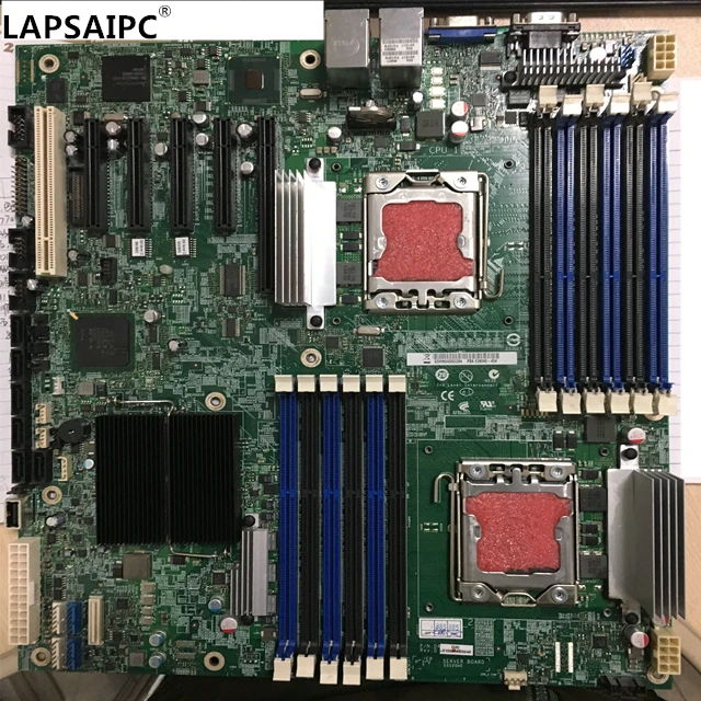 Материнская плата Lapsaipc S5520HC для сервера X5650 X5680 x58 100% рабочий оригинал двойная LGA1366