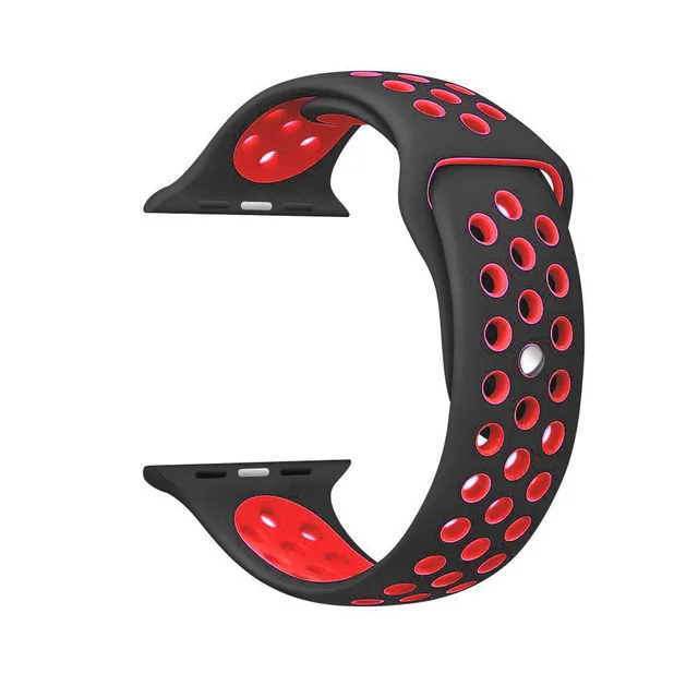 Спортивный силиконовый ремешок BUMVOR для Apple watch nike 44/40 мм и 42/38 браслет наручный iwatch