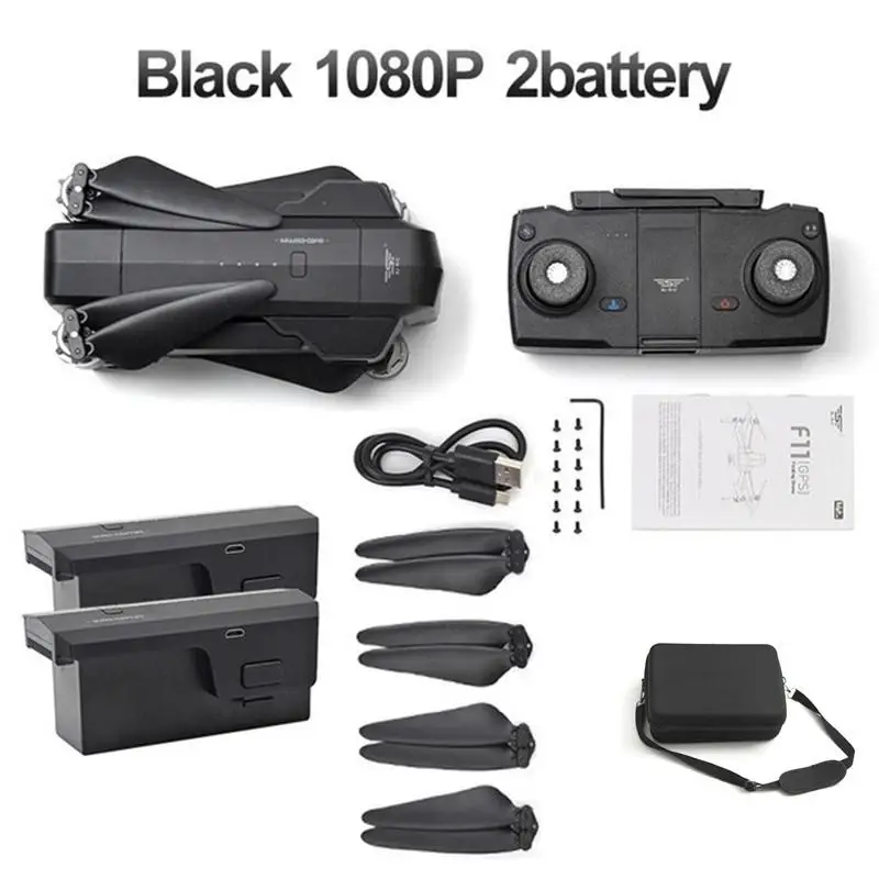 LeadingStar SJRC F11 gps 5G Wifi FPV с углом обзора HD камера с режимом высокой фиксации 1080P камера бесщеточный селфи Радиоуправляемый Дрон Квадрокоптер