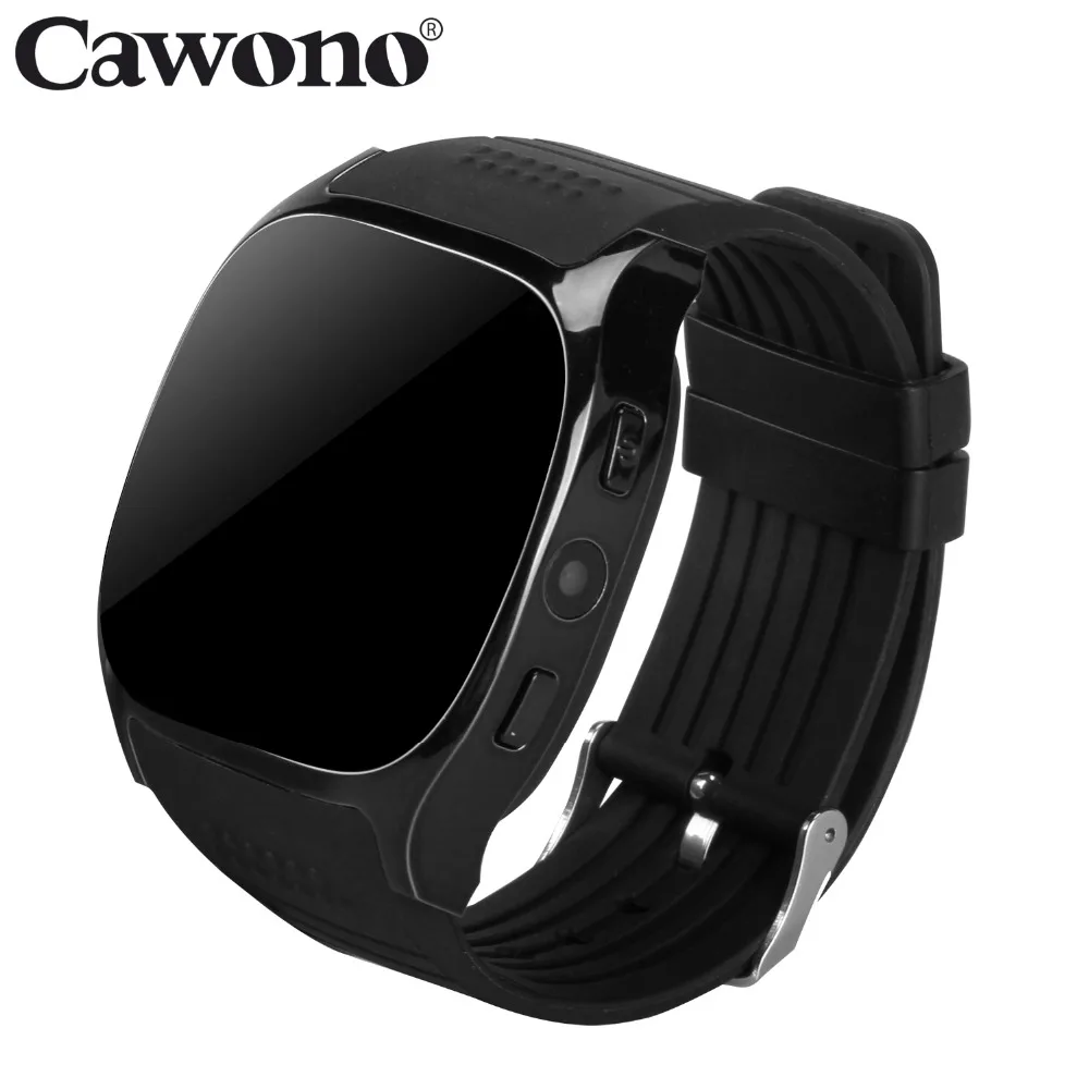 Cawono T8 Bluetooth Смарт часы Поддержка SIM TF карта с камерой спортивные наручные часы музыкальный плеер для Apple Android VS M26 DZ09 A1