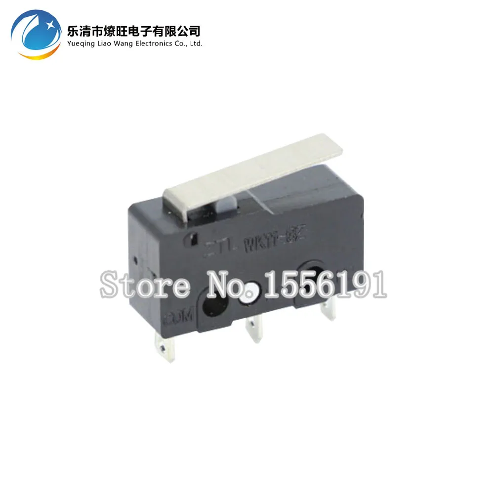 10 шт. концевой выключатель 3pin N/O N/C 5A250VAC микропереключатель KW11 3Z мини