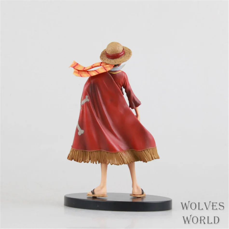 Аниме Chanycore цельные фигурки из ПВХ новый мир Луффи красный Вер 17 см|doll model|one pieceanime