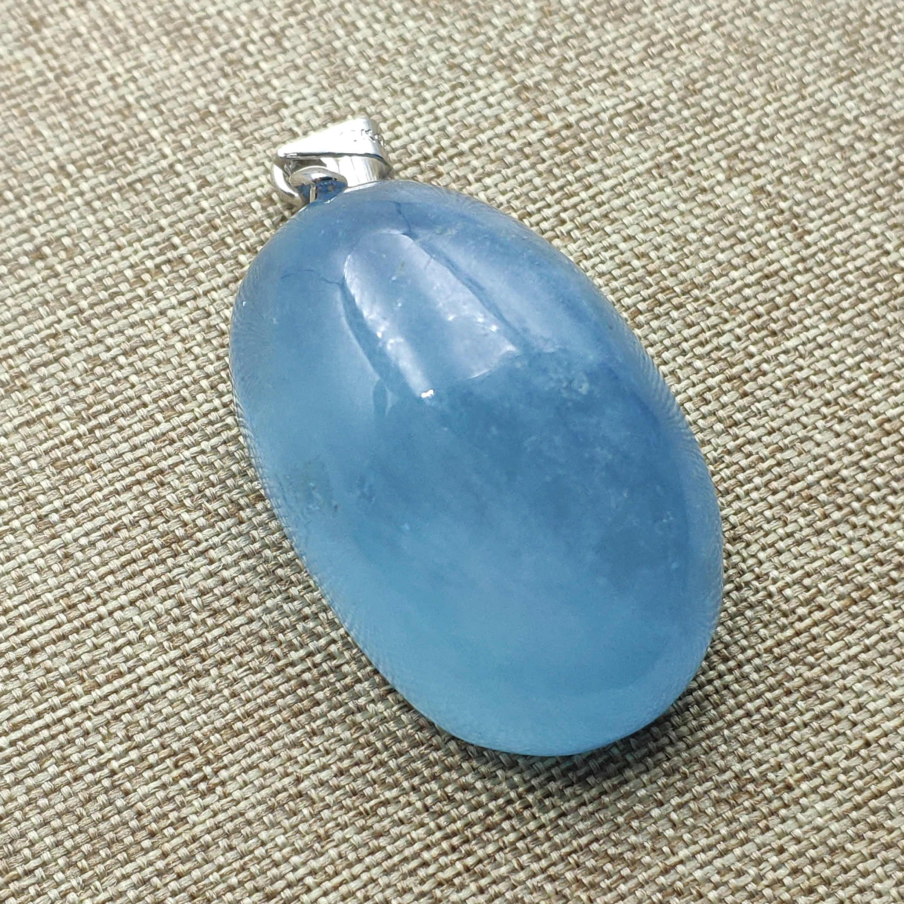 Натуральный голубой ледяной аквамарин кулон для женщин мужчин любви счастливый