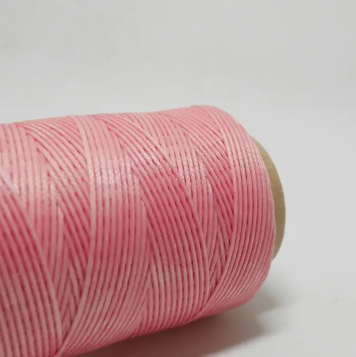 Ярко розовый 0 8 мм вощеный полиэфир витой шнур плетеный браслет нитка Artisan String (250