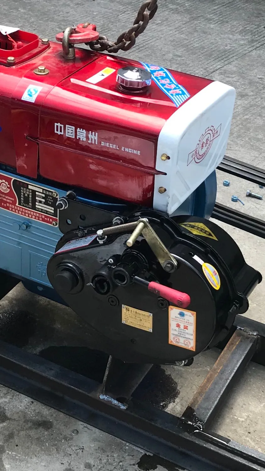 Быстрая самостартер использование на дизельном двигателе 15HP~ 28HP трактор культиватор микро обработки почвы машина легкий стартер ручной тяговое устройство