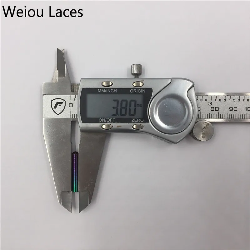 Weiou 4 шт. 1 комплект 3 8x22 мм фиолетовые зеленые бесшовные окрашенные металлические