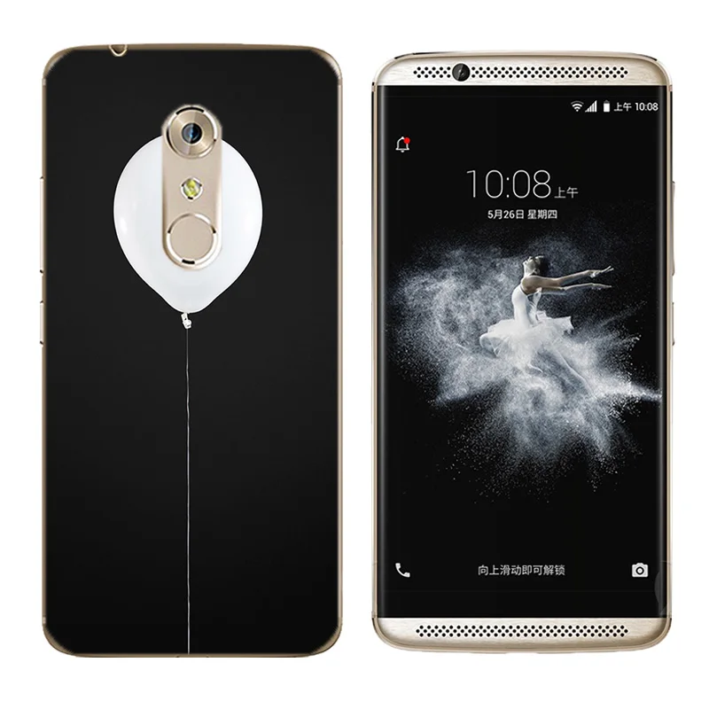 for ZTE Axon 7 A2017 Cases Soft Silicone Const Printing 5.5 inch Back Clear Cover Ultra Thin TPU Phone Case |