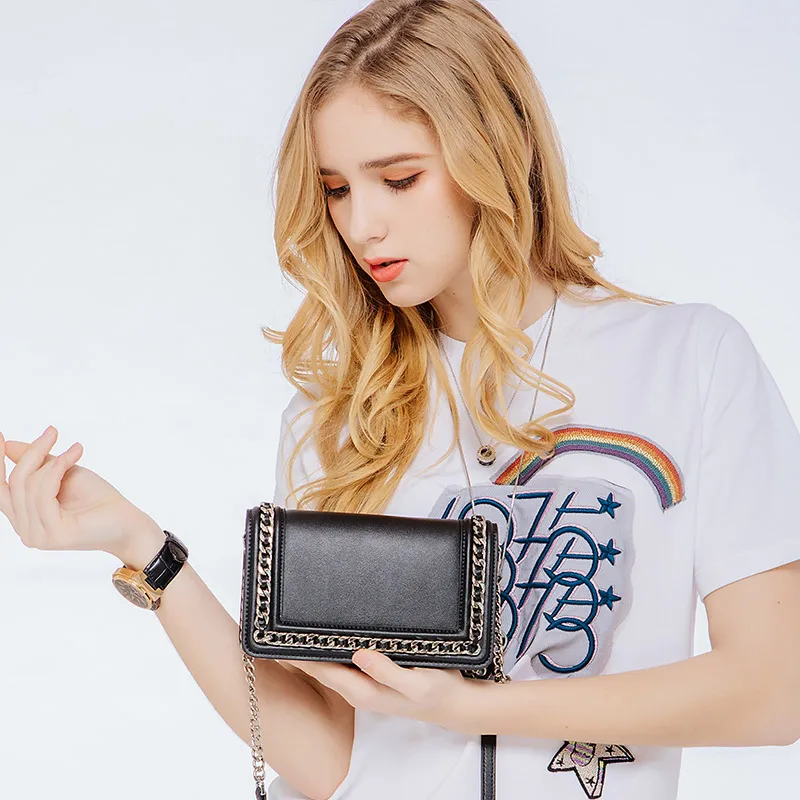 KZNI женские сумки из натуральной кожи Дамский кошелек Pochette Femmes Sac a Main 9060-9061 | Багаж