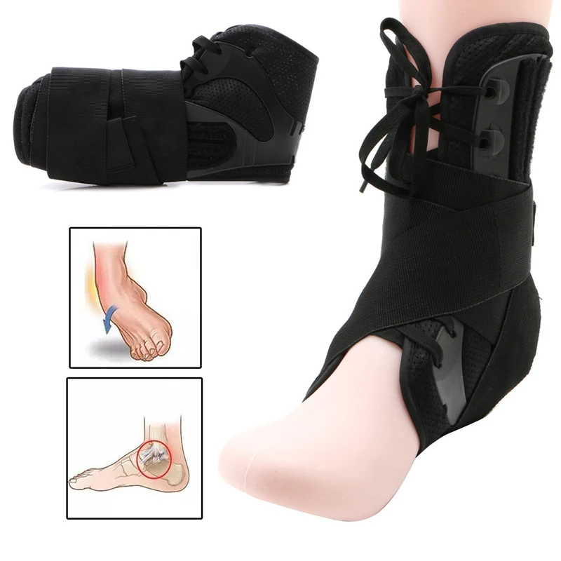 HBB-correas médicas ajustables para el tobillo, estabilizador de ortésis del pie, soporte deportivo, Protector de tobillo