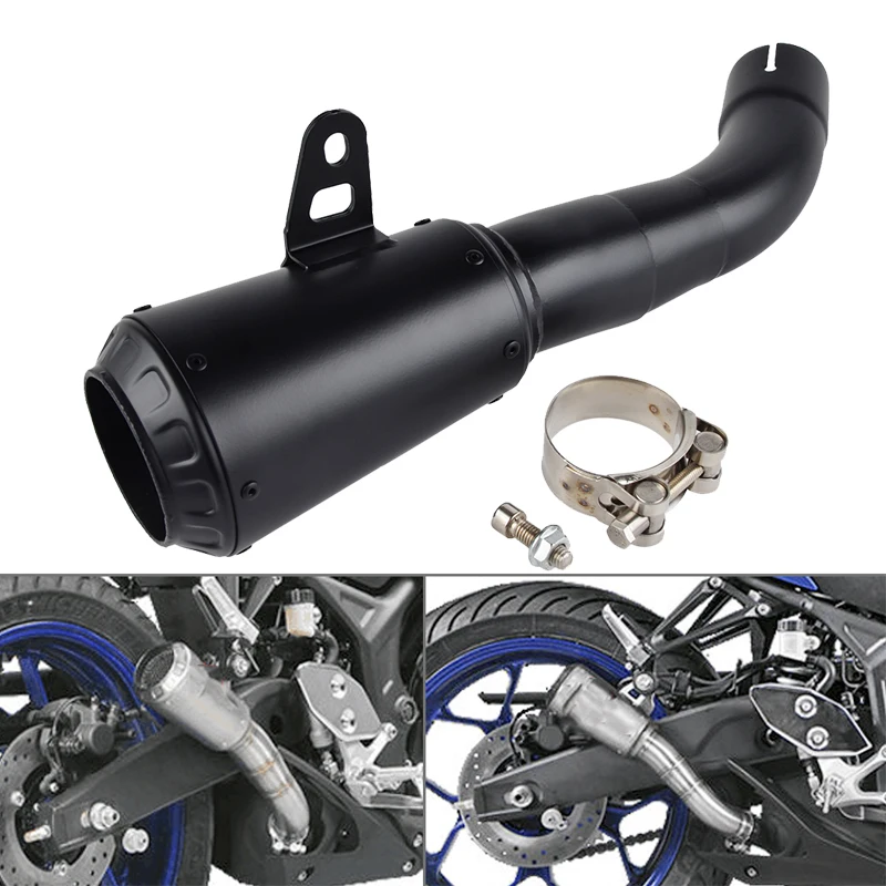 Мотоцикл выхлопной глушитель трубы для Yamaha YZF-R3 YZF-R25 MT-03 MT03 YZF R3 R25 2015 2016 2017 2018 Slip On