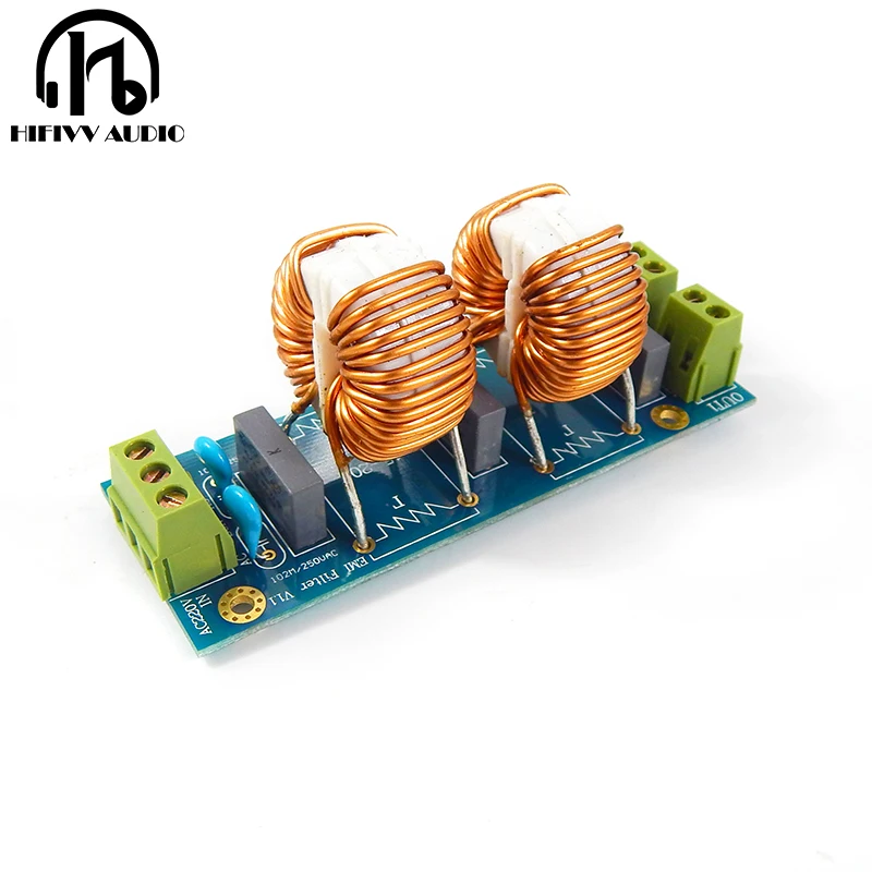 

18A EMI плата фильтра питания для аудио усилителя входная плата PCB Питания переменного тока
